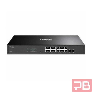 SWITCH TP-LINK OMADA SD2218 / 16 PUERTOS / GIGABIT RJ45 / 2 RANURAS SFP / L2 / ADMINISTRABLE 