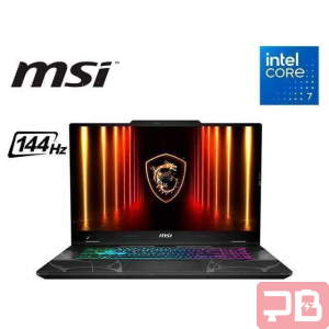 LAPTOP GAMER MSI CYBORG 17 B2RWFKG / INTEL CORE 7 240H / 512GB SSD / DDR5 16GB / RTX 5060 8GB / PANTALLA 17.3" FHD 144HZ / COLOR NEGRO / TECLADO RGB