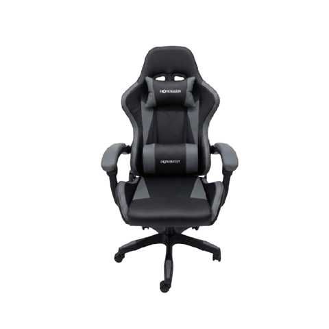 SILLA GAMER PARA JUEGO GAMING CHAIR 01 POTENZZA FH0037-PRO / RECLINABLE HASTA 180° / SOPORTA 150KG / REPOSAPIES / COLOR NEGRA