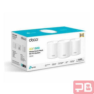 SISTEMA MESH TP-LINK DECO X10 / KIT DE 3 ROUTERS / AX1500 / DOBLE BANDA / GIGABIT / WIFI 6