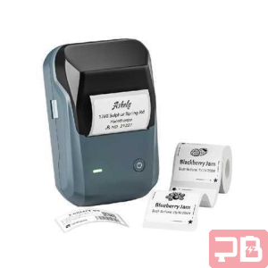 MINI IMPRESORA TERMICA DE ETIQUETAS NIIMBOT B1 PRO / BLUETOOTH / RECARGABLE / COLOR AZUL
