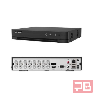 DVR HIKVISION DS-7216HGHI-M1/T 16 CANALES / 1HDD / H.265 / 5 EN 1 / FACIL CONEXION / AUDIO BIDIRECCIONAL