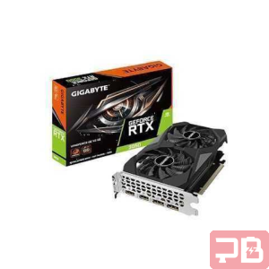 TARJETA GRAFICA DE VIDEO GIGABYTE GEFORCE RTX 3050 WINDFORCE OC V2 6GB / GDDR6 / 2 VENTILADORES / 2X HDMI / 2X DP DISPLAYPORT
